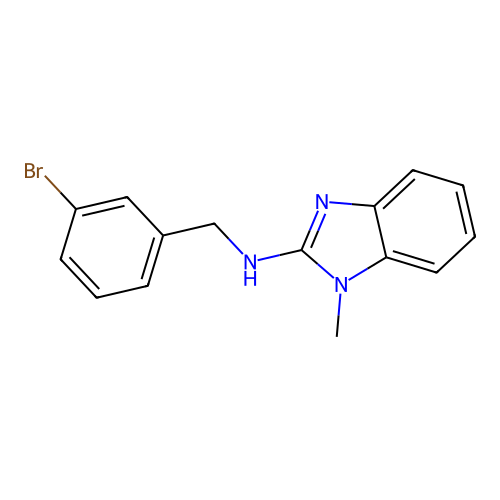 N-(3-溴苄基)-1-甲基-1H-苯并咪唑-2-胺 structure