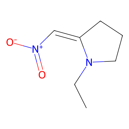 1-Ethyl-2-(nitromethylene)pyrrolidine structure