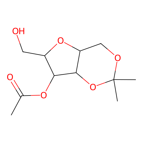4-O-Acetyl-2,5-anhydro-1,3-isopropylidene-D-glucitol structure