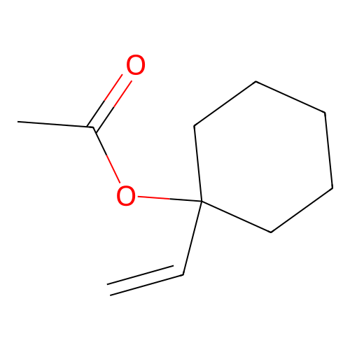 1-Ethenylcyclohexyl acetate structure