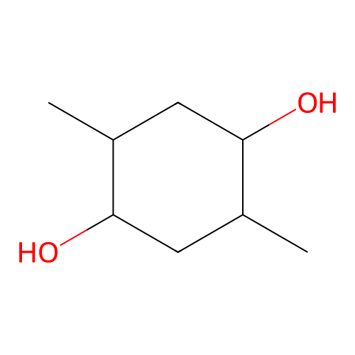 2,5-Dimethylcyclohexane-1,4-diol structure