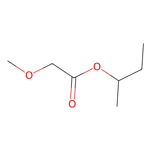Methoxyacetic acid, 2-butyl ester structure