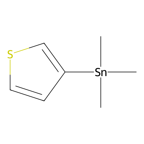 Trimethyl-thiophen-3-yl-stannane structure