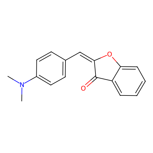 3(2H)-Benzofuranone, 2-((4-(dimethylamino)phenyl)methylene)- structure