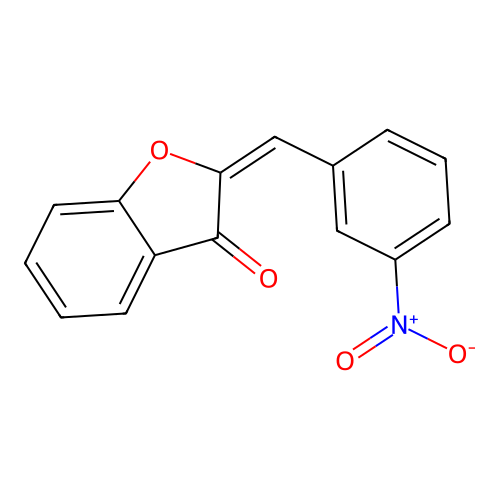 3(2H)-Benzofuranone, 2-((3-nitrophenyl)methylene)- structure
