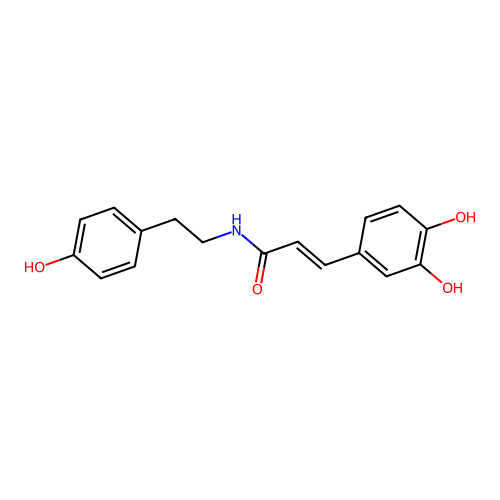 N-Caffeoyltyramine structure