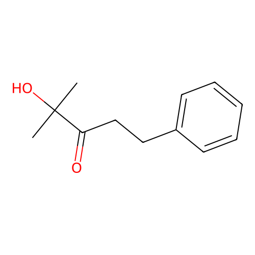4-Hydroxy-4-methyl-1-phenyl-3-pentanone structure