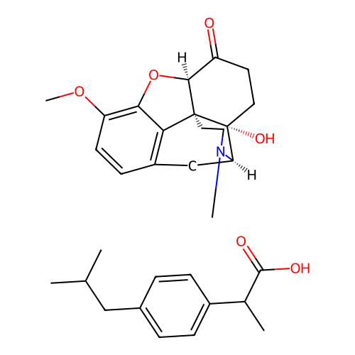 Ibuprofen; Oxycodone Hydrochloride structure