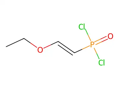 Phosphonic dichloride, (2-ethoxyethenyl)- structure