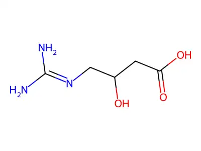 gamma-Guanidino-beta-hydroxybutyric acid structure
