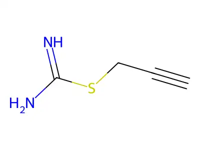 Prop-2-ynyl carbamimidothioate structure