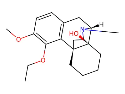 Morphinan-14-ol, 4-ethoxy-3-methoxy-17-methyl- structure