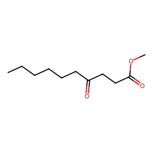 Methyl 4-oxodecanoate structure