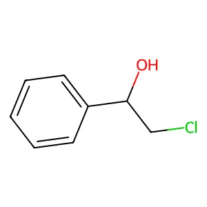 2-Chloro-1-phenylethanol, (+)- structure