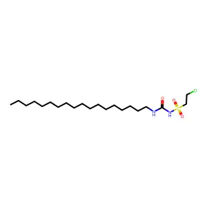 Ethanesulfonamide, 2-chloro-N-[(octadecylamino)carbonyl]- structure