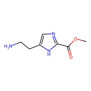 Histamine, 2-methoxycarbonyl- structure