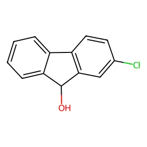 2-chloro-9H-fluoren-9-ol structure