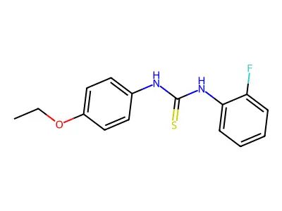 1-(4-Ethoxyphenyl)-3-(2-fluorophenyl)thiourea structure