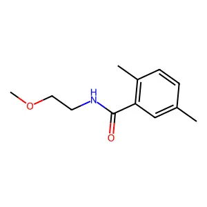 N-(2-methoxyethyl)-2,5-dimethylbenzamide structure
