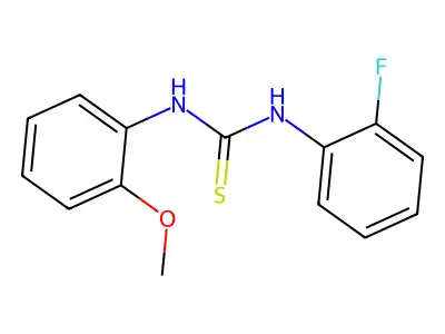 1-(2-Fluorophenyl)-3-(2-methoxyphenyl)thiourea structure