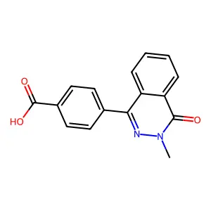 4-(3-Methyl-4-oxo-3,4-dihydrophthalazin-1-yl)benzoic acid structure