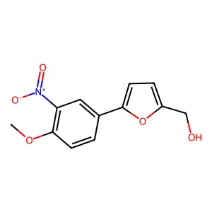 [5-(4-Methoxy-3-nitrophenyl)furan-2-yl]methanol structure