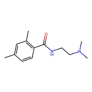 N-[2-(dimethylamino)ethyl]-2,4-dimethylbenzamide structure