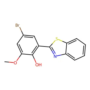 2-(1,3-Benzothiazol-2-yl)-4-bromo-6-methoxyphenol structure