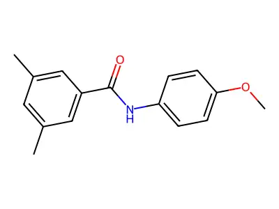 N-(4-methoxyphenyl)-3,5-dimethylbenzamide structure