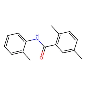 2,5-dimethyl-N-(2-methylphenyl)benzamide structure
