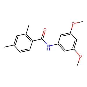 N-(3,5-dimethoxyphenyl)-2,4-dimethylbenzamide structure