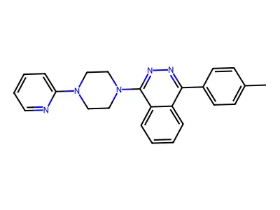 1-(4-Methylphenyl)-4-(4-pyridin-2-ylpiperazin-1-yl)phthalazine structure
