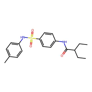 2-ethyl-N-[4-[(4-methylphenyl)sulfamoyl]phenyl]butanamide structure