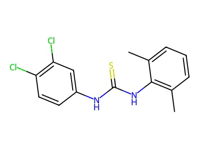 1-(3,4-Dichlorophenyl)-3-(2,6-dimethylphenyl)thiourea structure