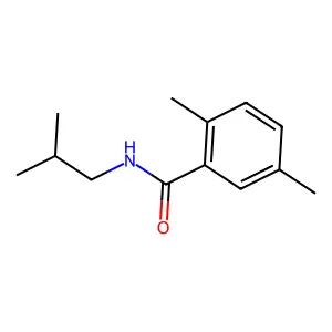 2,5-dimethyl-N-(2-methylpropyl)benzamide structure