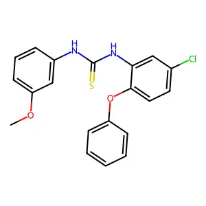 1-(5-Chloro-2-phenoxyphenyl)-3-(3-methoxyphenyl)thiourea structure