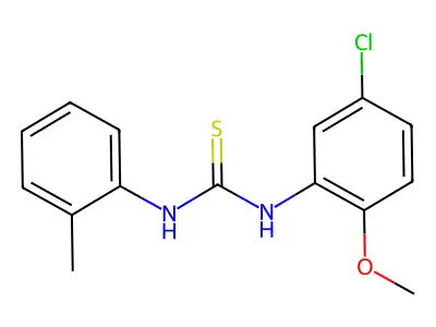 1-(5-Chloro-2-methoxyphenyl)-3-(2-methylphenyl)thiourea structure
