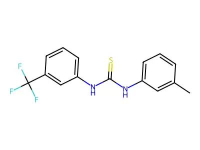 1-(3-Methylphenyl)-3-[3-(trifluoromethyl)phenyl]thiourea structure