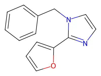 1-Benzyl-2-furan-2-yl-1H-imidazole structure