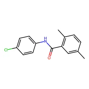 N-(4-chlorophenyl)-2,5-dimethylbenzamide structure