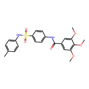 3,4,5-trimethoxy-N-[4-[(4-methylphenyl)sulfamoyl]phenyl]benzamide structure