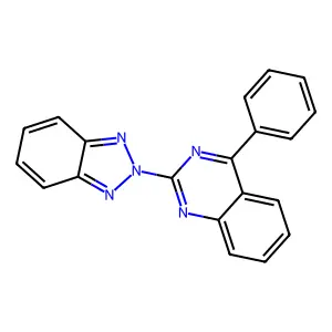 2-(2H-benzo[d][1,2,3]triazol-2-yl)-4-phenylquinazoline structure