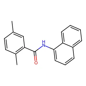 2,5-dimethyl-N-naphthalen-1-ylbenzamide structure