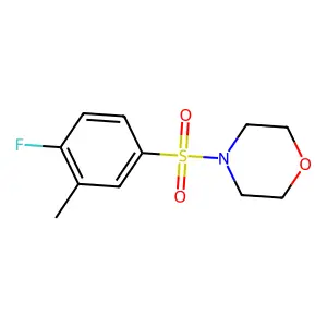 4-(4-Fluoro-3-methylphenyl)sulfonylmorpholine structure