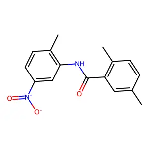 2,5-dimethyl-N-(2-methyl-5-nitrophenyl)benzamide structure