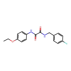 N1-(4-ethoxyphenyl)-N2-(4-fluorobenzyl)oxalamide structure