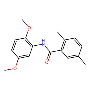 N-(2,5-dimethoxyphenyl)-2,5-dimethylbenzamide structure