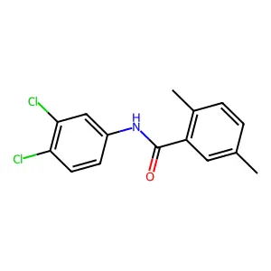 N-(3,4-dichlorophenyl)-2,5-dimethylbenzamide structure