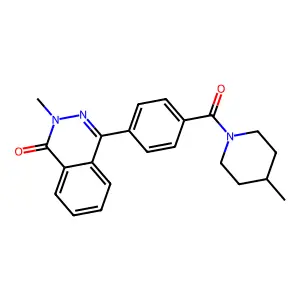 2-Methyl-4-[4-(4-methylpiperidine-1-carbonyl)phenyl]phthalazin-1-one structure