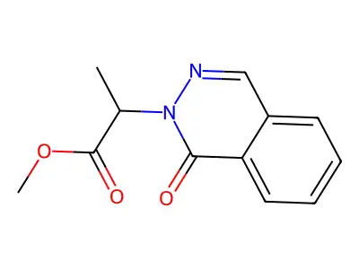 methyl 2-(1-oxo-2(1H)-phthalazinyl)propanoate structure